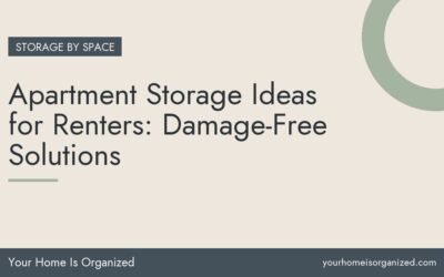 Apartment Storage Ideas for Renters: Damage-Free Solutions