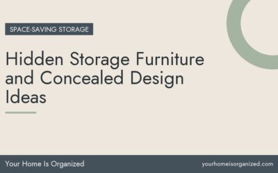 Hidden Storage Furniture and Concealed Design Ideas