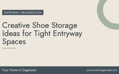 Creative Shoe Storage Ideas for Tight Entryway Spaces
